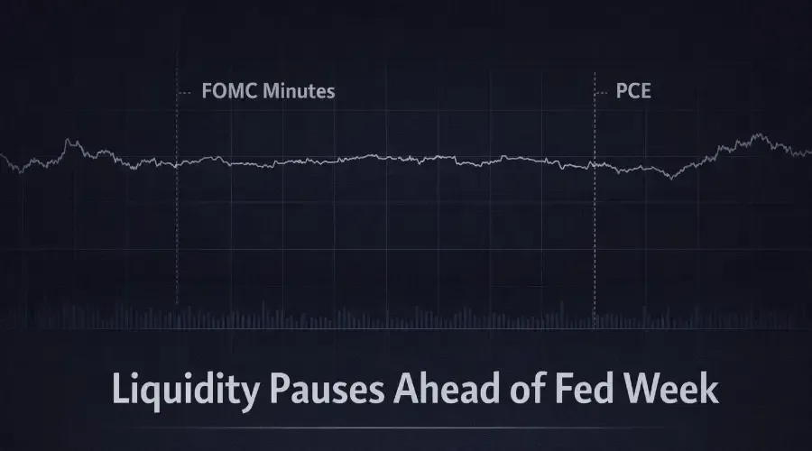 Liquidity Compression Signals Institutional Caution Ahead of Fed Catalyst Week
