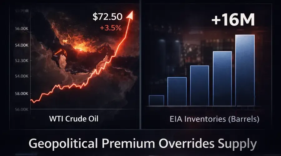 Daily Commodity Intelligence Brief - Geopolitical Premium Overrides Supply Data