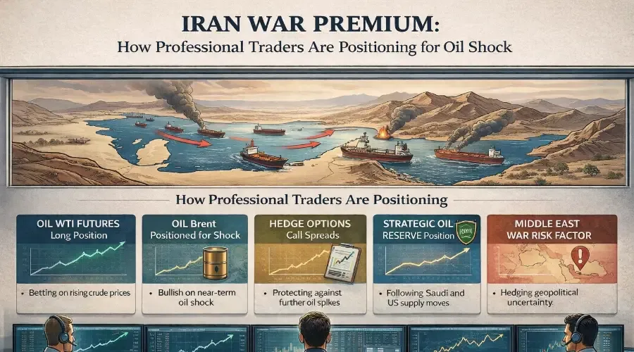 Iran War Premium: How Professional Traders Are Positioning for the Oil Shock
