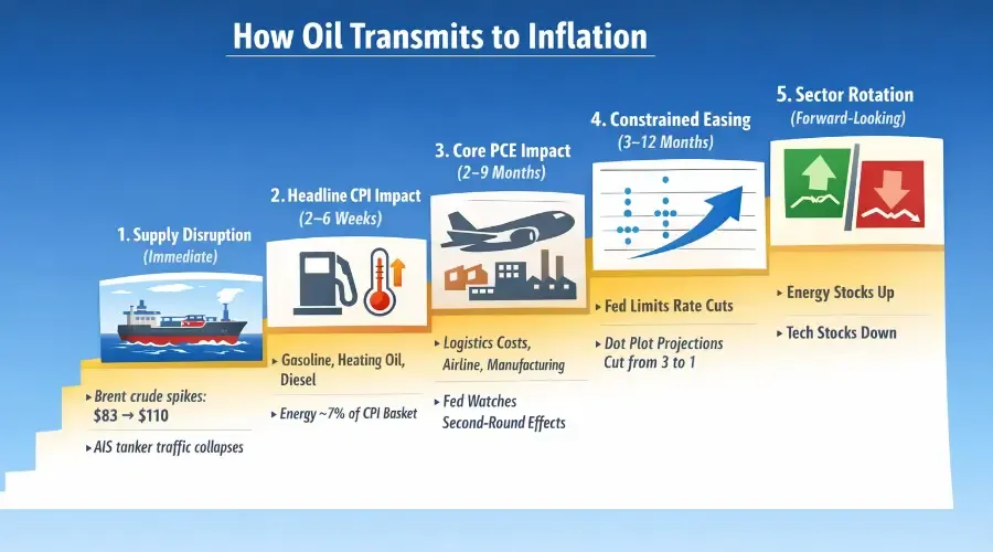Why the March Oil Shock Changes the Fed Calculus — Not Just Prices, Policy