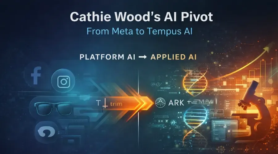 Cathie Wood Rotates from Meta to Tempus AI as ARK Bets on Healthcare AI