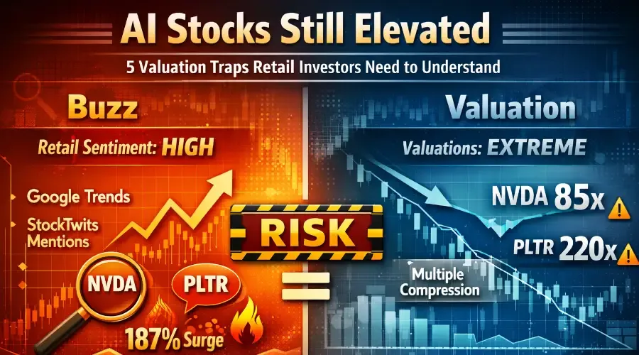 AI Stocks Still Elevated as Nvidia and Palantir Hit Extreme Valuations