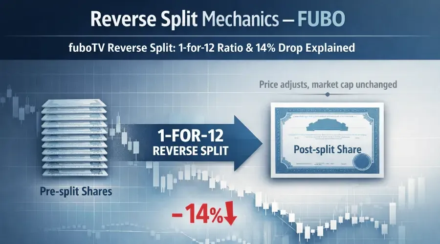 fuboTV Stock Falls 14% After 1-for-12 Reverse Split - What It Signals About Cash Burn