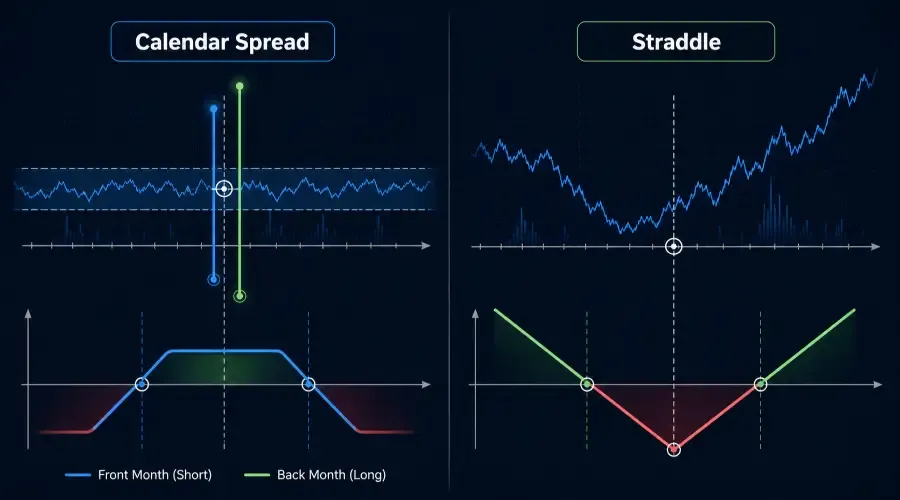 Stays Near the Strike: Why Calendar Spreads Beat Straddles for Low-Volatility Earnings (2026)