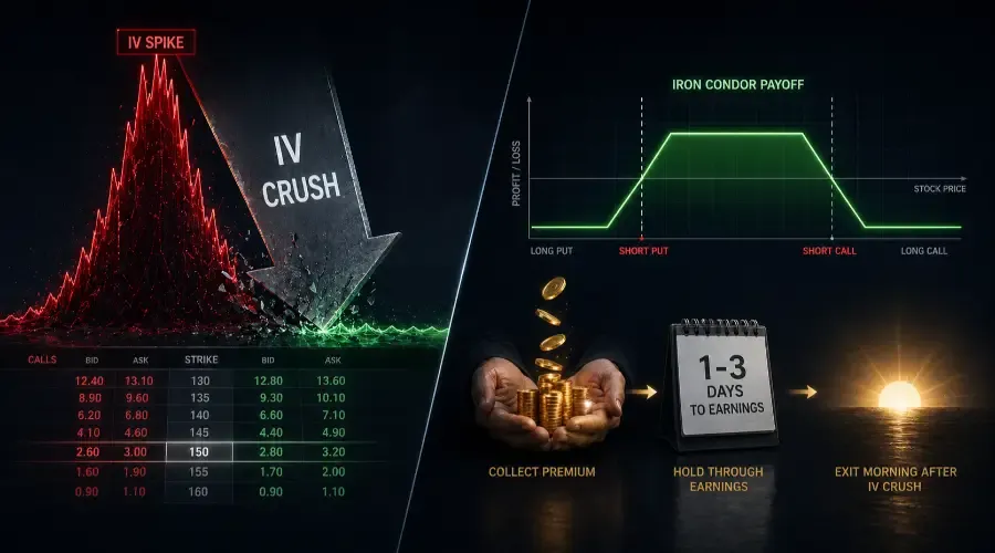 Profiting from the IV Crush: How to Sell the Earnings Volatility Spike