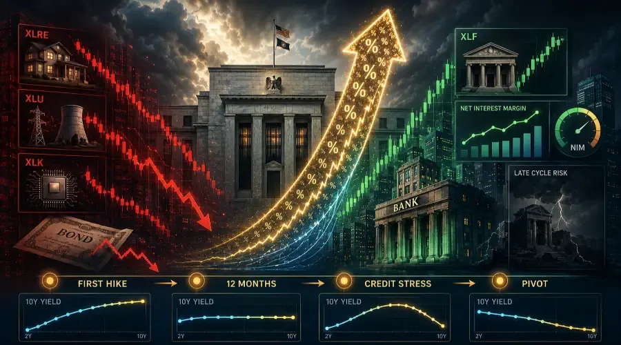 What Happens When the Fed Raises Interest Rates? Sector Winners, Losers & Market Impact