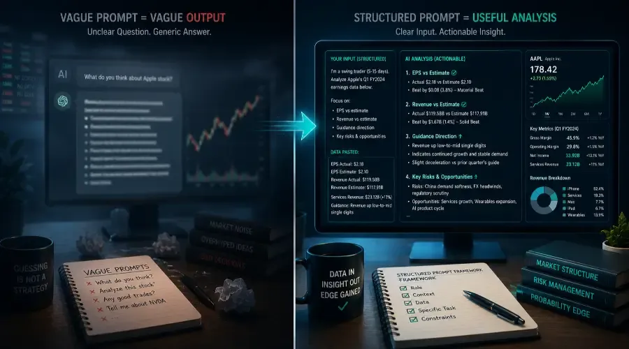 How to Write Prompts That Get Useful Stock Analysis from AI