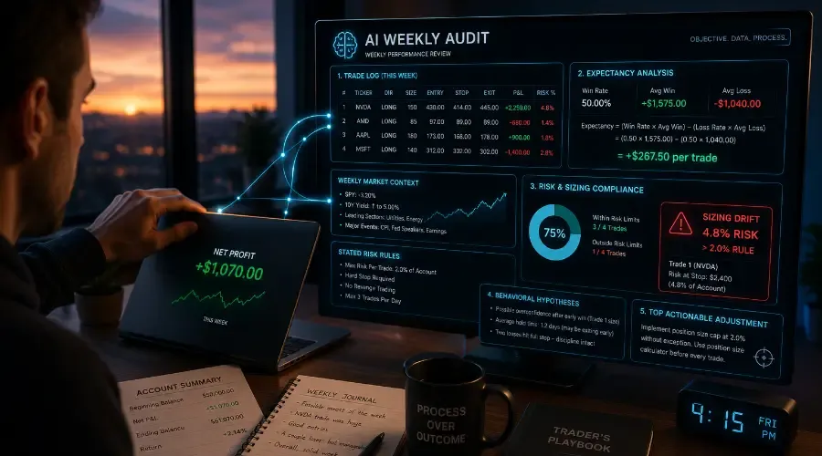 How to Use AI for an End-of-Week Portfolio Review