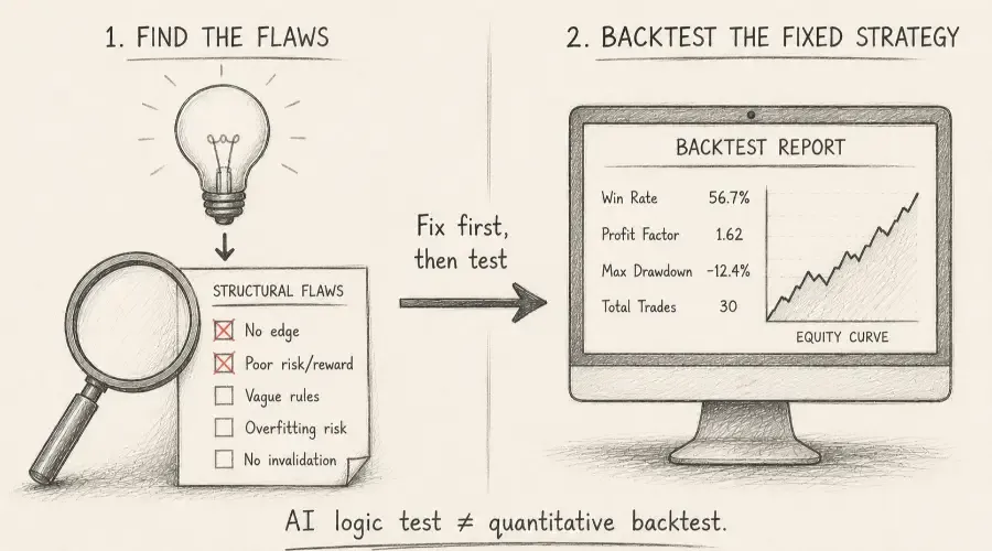 How to Backtest a Strategy Idea Using AI - No Code Required