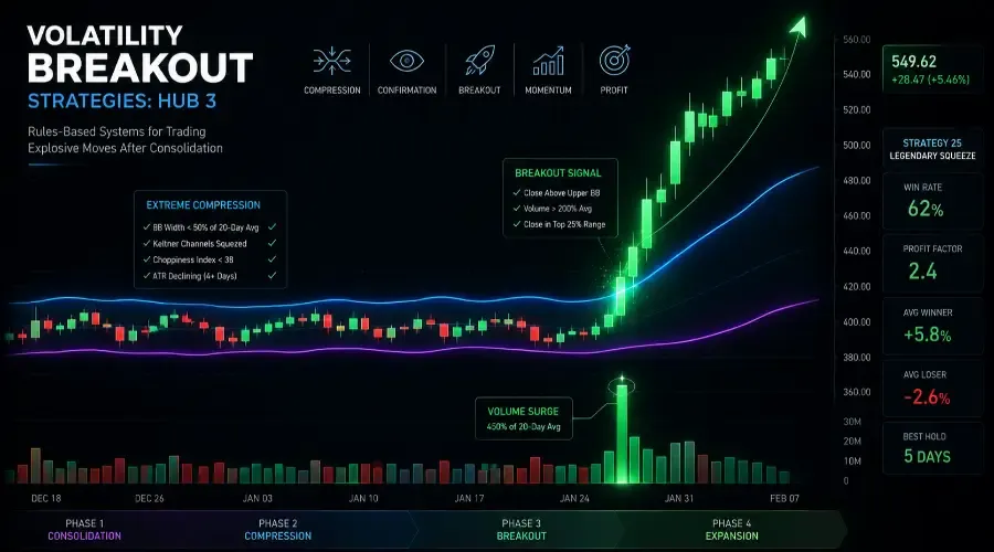 Volatility Breakout Strategies: The Complete Guide to Trading Explosive Moves