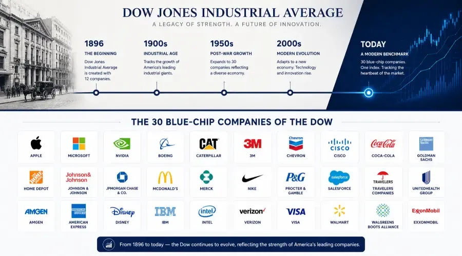 The Dow Jones Industrial Average: Understanding Price-Weighted Blue Chips