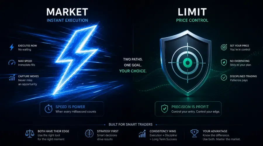 Market Orders vs. Limit Orders: Choosing the Right Way to Trade