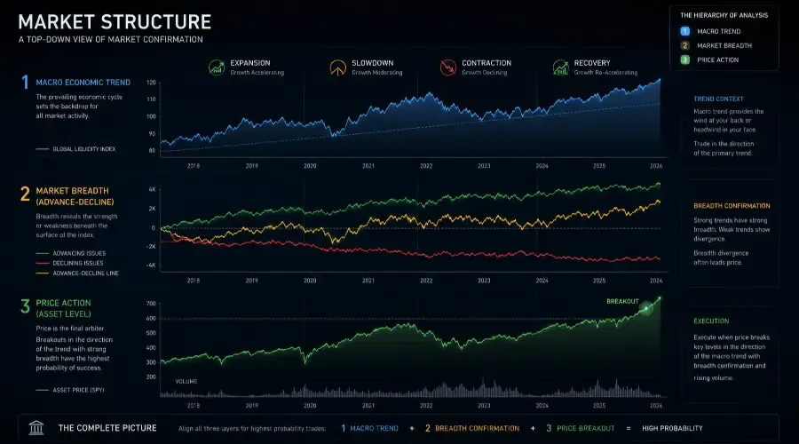 How to Read the Stock Market Like a Professional: The 5-Layer Framework