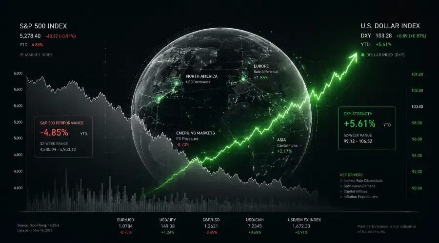 How a Strong Dollar Impacts the S&P 500: The 3-Channel Framework