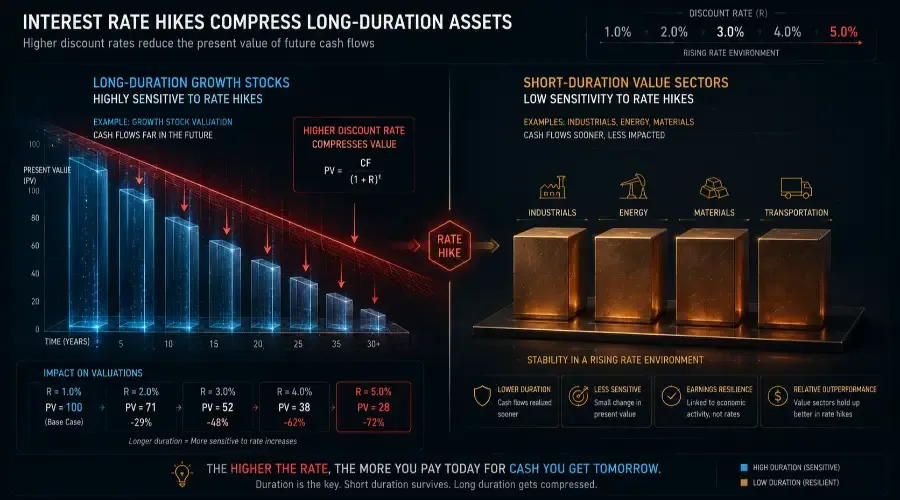 Why Rising Interest Rates Hurt Growth Stocks