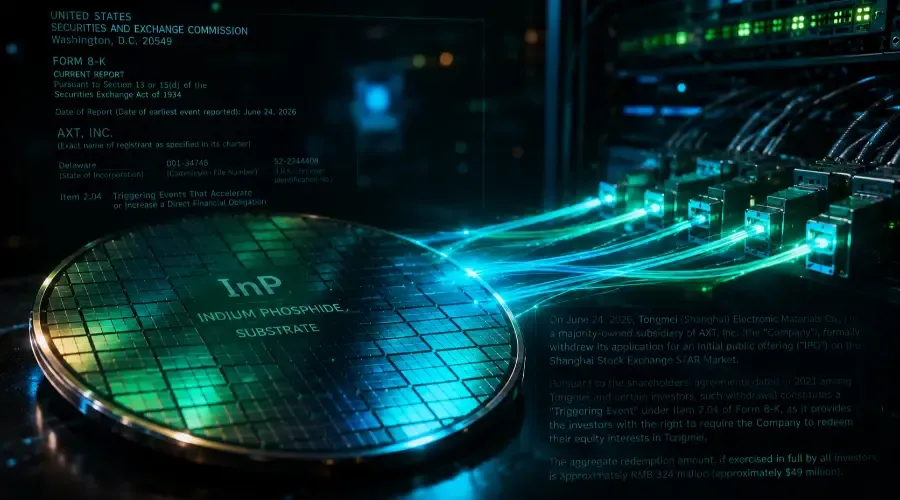 Why AXT’s Most Alarming Filing Is a Hidden AI Signal