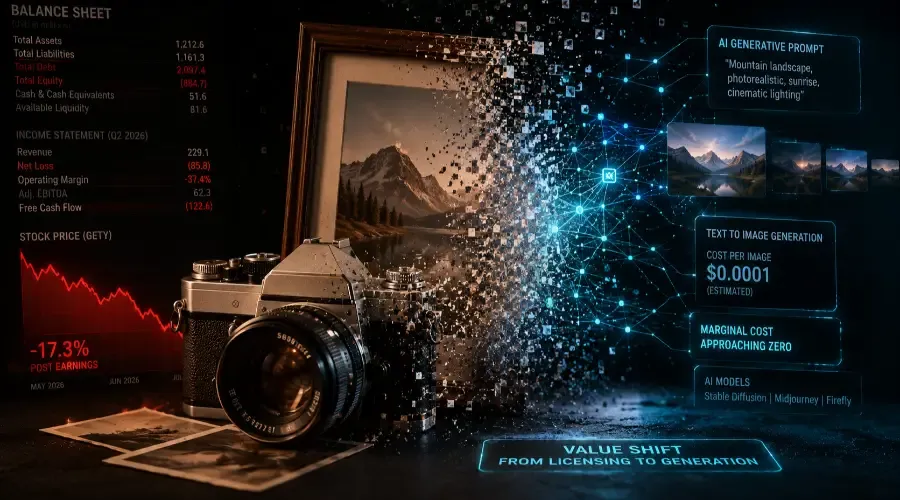 From Revenue Headwind to Capital Defense: The GenAI Devaluation of Getty Images