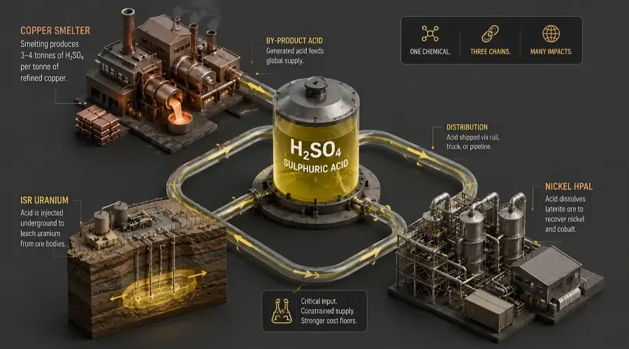 The Cheapest Chemical in Mining Is Quietly Rationing Uranium, Nickel and Copper