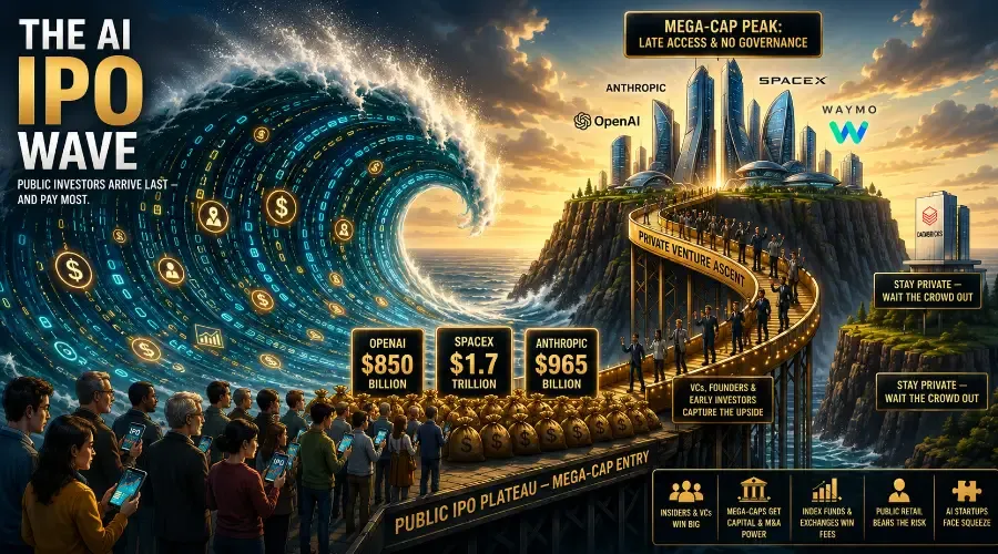 The AI IPO Wave Is Coming. Public Investors Still Arrive Last and Pay Most.