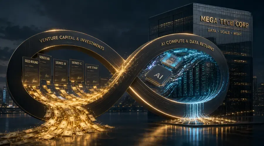 When the Seller Funds the Buyer: The Hidden Loop Behind AI’s Growth