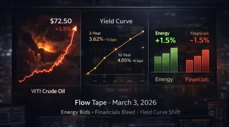 Flow Tape: The Signal Buried in Today's Iran Divergence