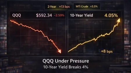 QQQ Under Pressure: What Today's Nasdaq-100 Selloff Reveals About Tech's Rate Sensitivity