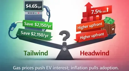 Higher Gas Prices Are Reigniting EV Interest - But Inflation Still Clouds the Trade
