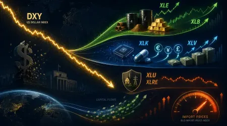 What Happens When the US Dollar Weakens? Sector Winners, Losers & Market Impact