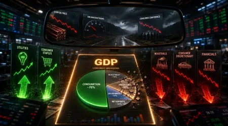 GDP Growth Slowing Explained: Market Impact, Sector Rotation & Fed Response