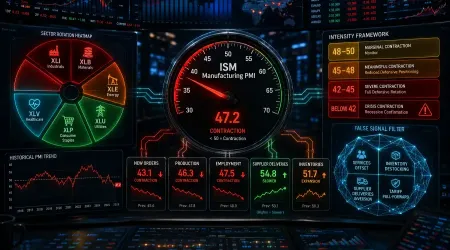 SM Manufacturing PMI Below 50 Explained: Market Impact, Sector Rotation & False Signals