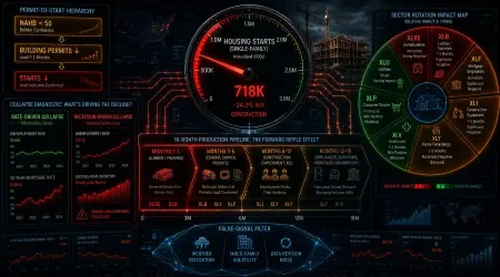 Housing Starts Collapse Explained: Market Impact, Sector Rotation & Economic Ripple Effects