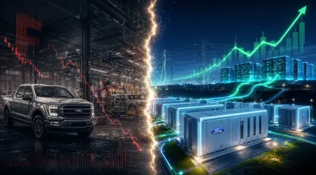 Ford Stock Surges as Morgan Stanley Backs New Battery Storage Venture