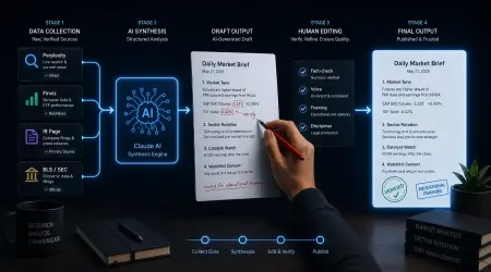 The AI Content Workflow: How to Scale Trading Research Without Sacrificing Accuracy