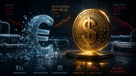 The Dollar Transmission: Why a Russian Gas Cut Hits Tech Stocks Harder Than Oil