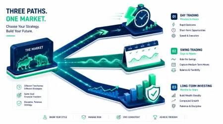 Day Trading vs. Swing Trading vs. Investing: How to Choose the Right Strategy for Your Portfolio